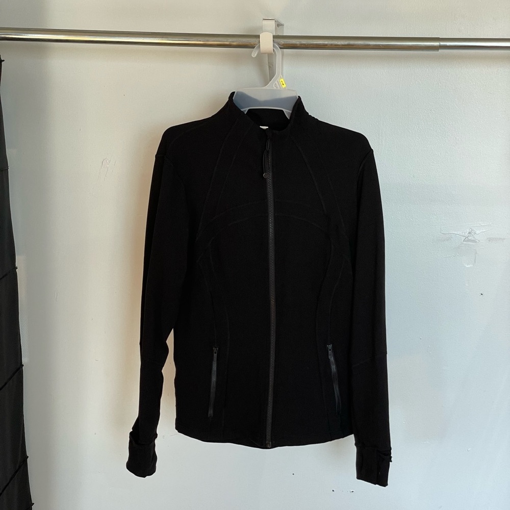 Lululemon black Define jacket. Size 12